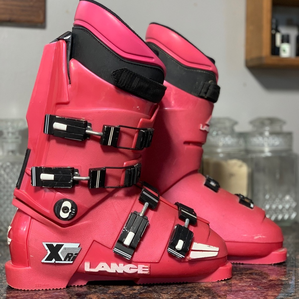 rare vintage Lange pink Panther ￼ Ski Boots sz 10